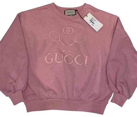 gucci pink sweatshirt tennis